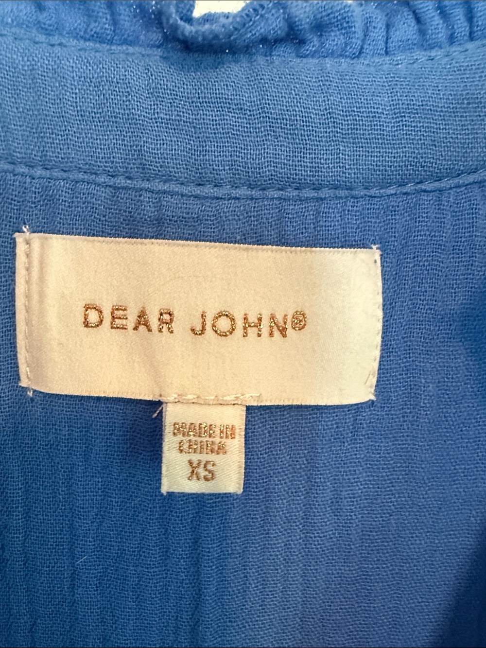 Dear John Blue sundress Sz XS - Picture 2 of 4
